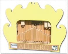 ORGANO DI BARBERIA A 29 NOTE nudo